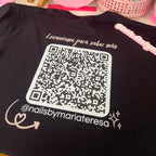 Camisa QR Code Personalizada