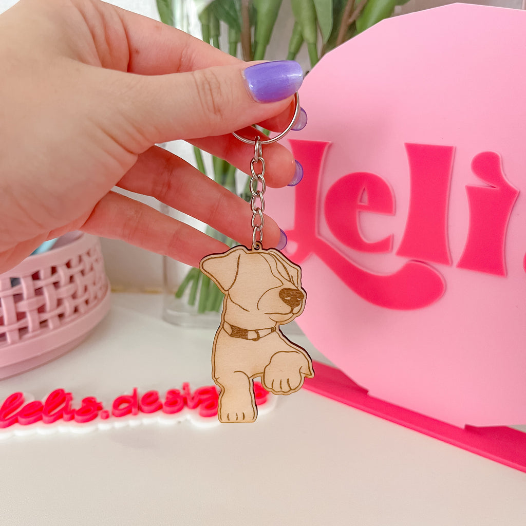 Llavero Grabado Cut Out